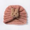 European & American Kids' Knit Wool Winter Hat - Cute Rabbit Cartoon Beanie