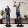 Golfer Sculpture, Golf Swing Statue, Resin Handicraft Ornament, Home Decoration for Bedroom, Living Room, and Study
