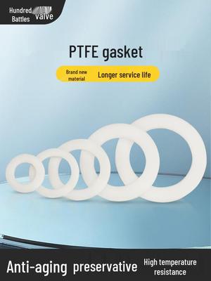 High-Temperature Resistant PTFE Gasket & Seal Ring for Corrugated Hose and Pressure Gauge Filter Valve