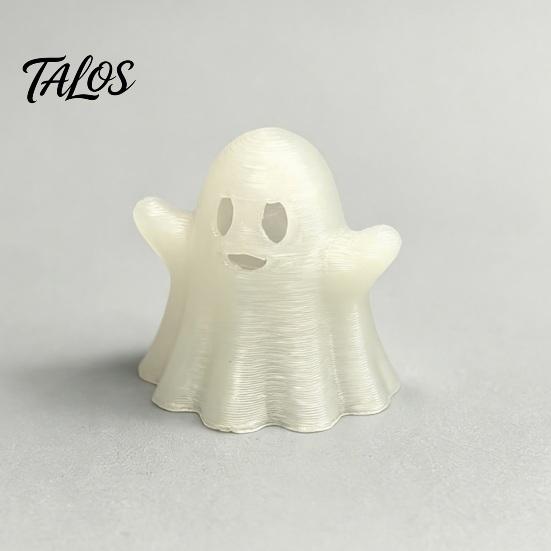 Compact Ghost Figures for Windowsills 10Pcs Mini Luminous Ornaments Halloween Party Decoration, Cute Glowing Milky White Collectibles Desktop