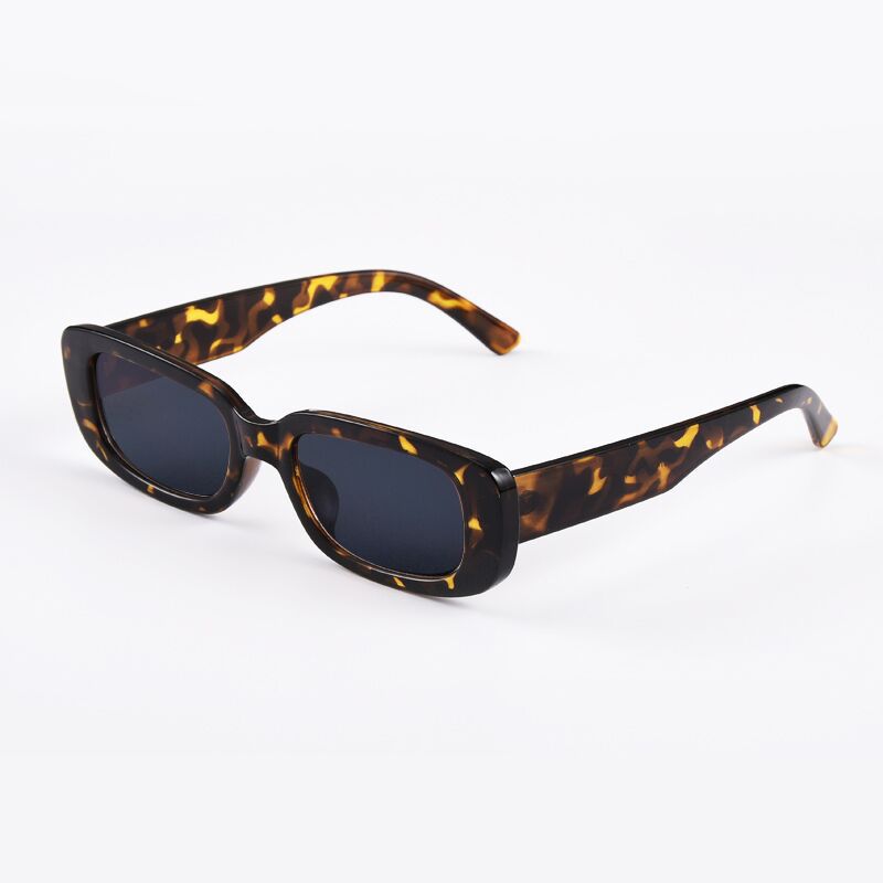 Retro Small Frame Sunglasses Men'S And Women'S Tide Rectangular Sunglasses Street Shot Sunglasses S9071