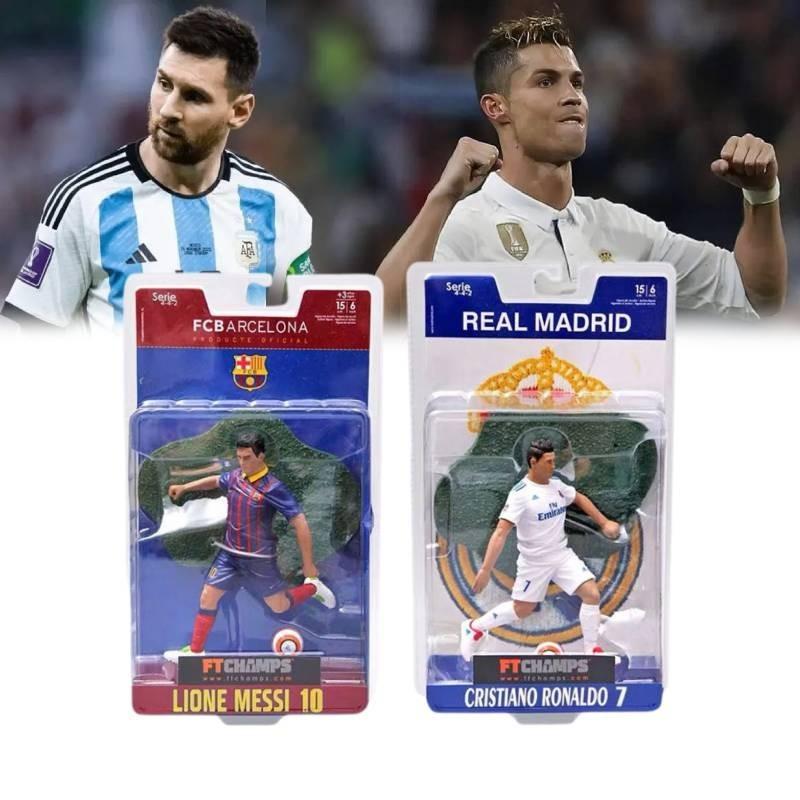 Realistic Messi Ronaldo Soccer Star Figurine Pvc Office Decor Perfect Gift For Boyfriend