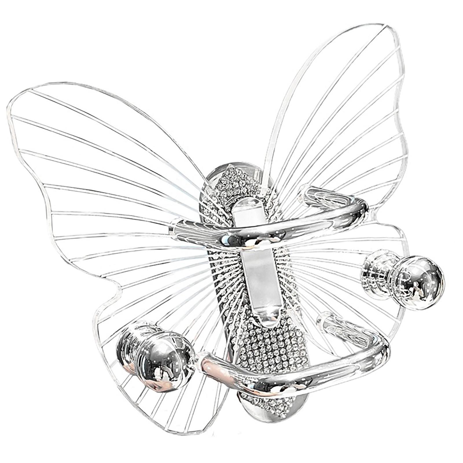 

Прозрачный Прочный Акриловый Настенный Крючок-Бабочка Стильные Органайзеры для Расчесок для Домашнего Декора и Решения для Хранения A