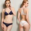 Set di Reggiseno e Slip Sexy in Pizzo Europei e Americani Chiusura Anteriore Schiena Bellissima Senza Cuciture Push-up Reggiseno da Donna Slip Skin-friendly e Comodi