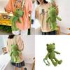 Cute Plush Frog Crossbody Bag For Women Soft And Adorable Cartoon Style Design