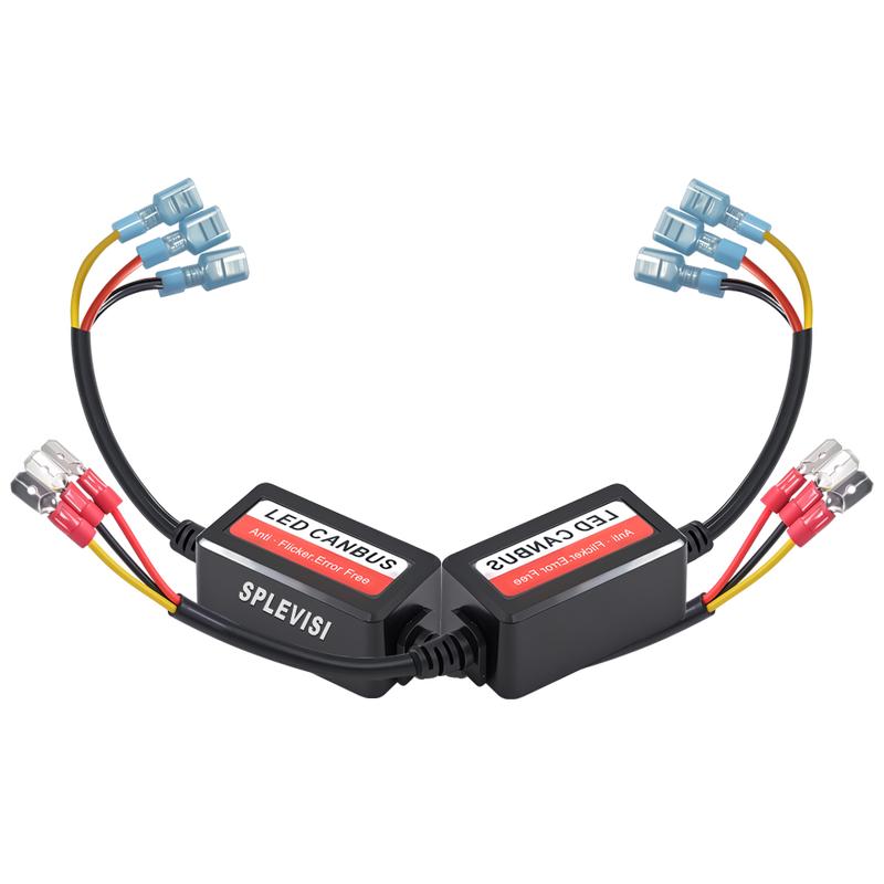 

2PCS 50W 6RJ 6ohm H15 715 PJ26T-1 Car Load Resistor Error Canceller LED Decoder Canbus Free Wiring Canceller Decoder Light