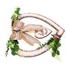 Heart Shaped Wall Decor 11.73 Inch Rustic Wooden Ornament