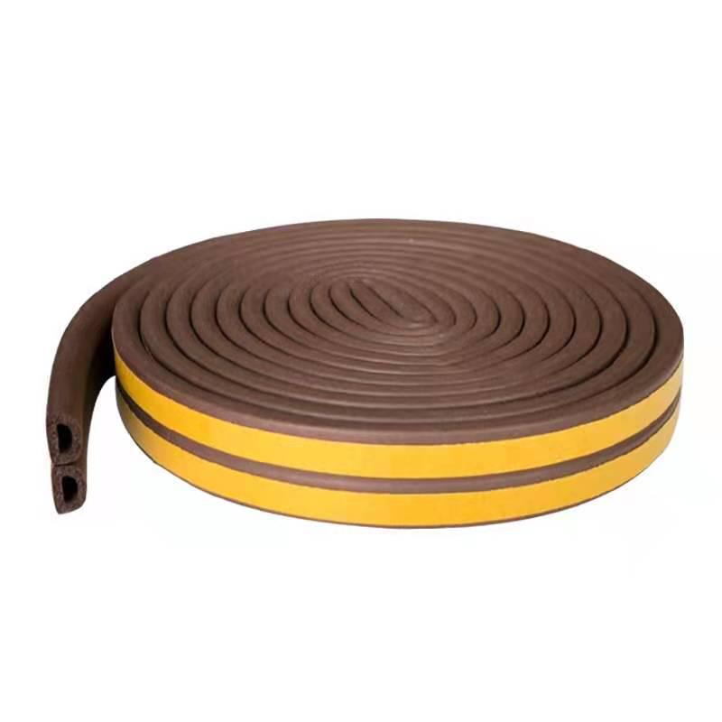 

D-Type Soundproof & Noise-Reducing Self-Adhesive Door & Window Sealing Strip - Wind & Dust Resistant