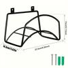 Multifunction Garden Hose Holder Detachable Iron Material Water Hose Stand Heavy Duty Decorative Design Wall Mount Bracket
