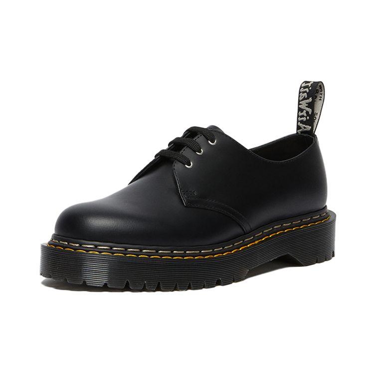 Dr. Martens Rick Owens X  1461 Bex DS RO Double Stitch 3 Eyelet Casual Flat Shoes Unisex Shoes Black 27026001