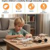 DIY Wooden Remote Control Car Wooden Four Wheel Drive Racing Assembling Science Experiment Kits KIDS STEM Educational Toy
