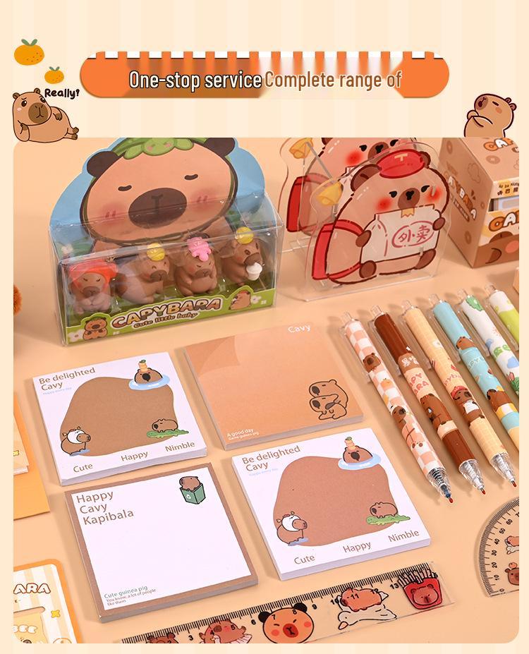 Capybara Stationery Gift Set: Student Reward & Souvenir Supplies