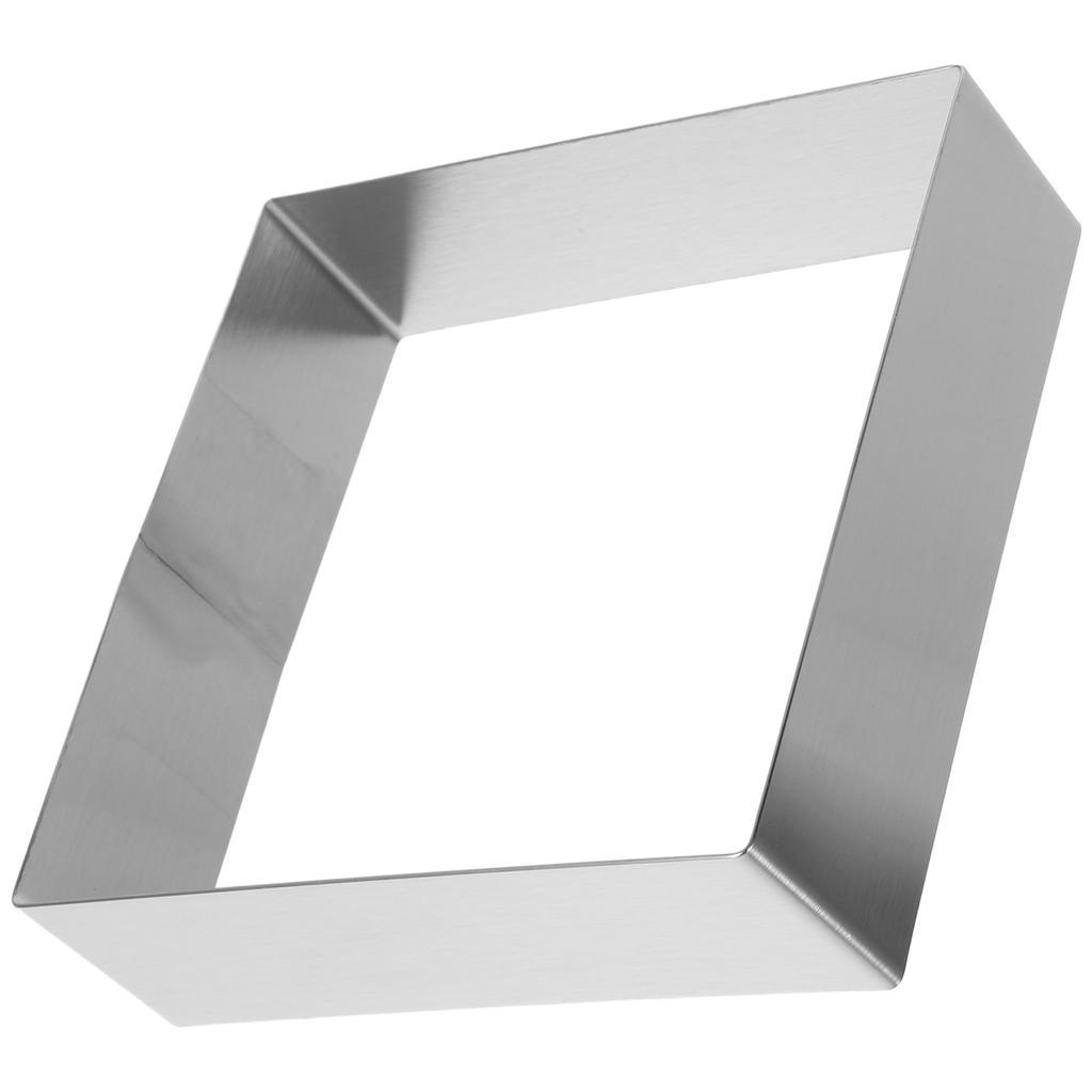 Stainless Steel Cake Ring 3 Inch Square Mousse Mould Baking Pastry Dessert Tool Cookie Cutter Oven Safe Kitchen Barware