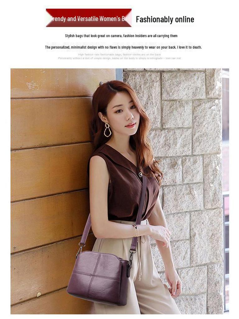 Korean Style 2025 Women's Bucket Bag - Elegant, Versatile Crossbody and Shoulder Bag