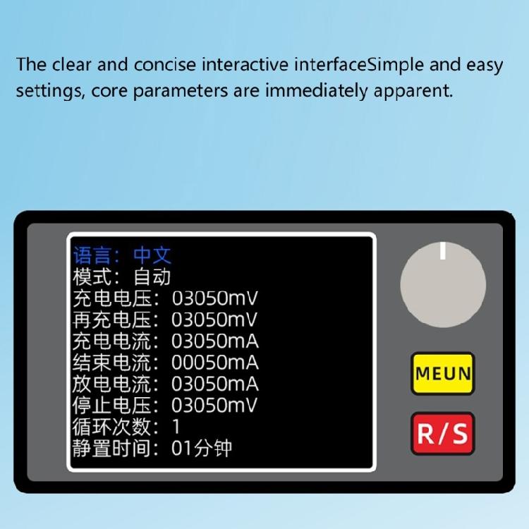 Multifunctional Battery Cycle Tester 5V 20A High Accuracy Measurement Intelligent Safety Features Active Cooling Design