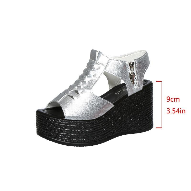Summer Hot Sale Women's Sandals Fashion Casual Wedges Heeled Sandal Women Roman Sandals Fashion Platform Sandals Sandalias Mujer