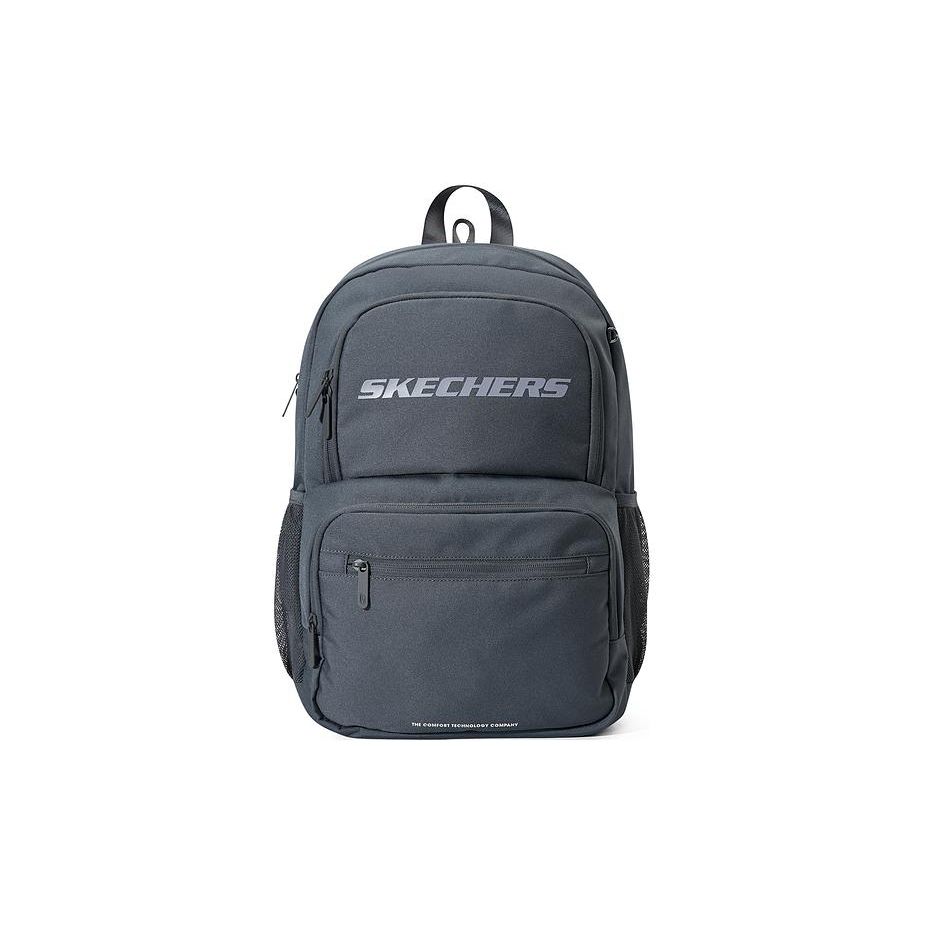 Skechers Fashion Casual Large Capacity Portable Fabric Backpack Unisex Backpack Odyssey-Gray L323U095-026R One Size