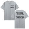 Custom T Shirt Make Your Design Logo Text Print Tshirt Personalized Gift Customized Front And Back Logo Text Photos Tees Tops