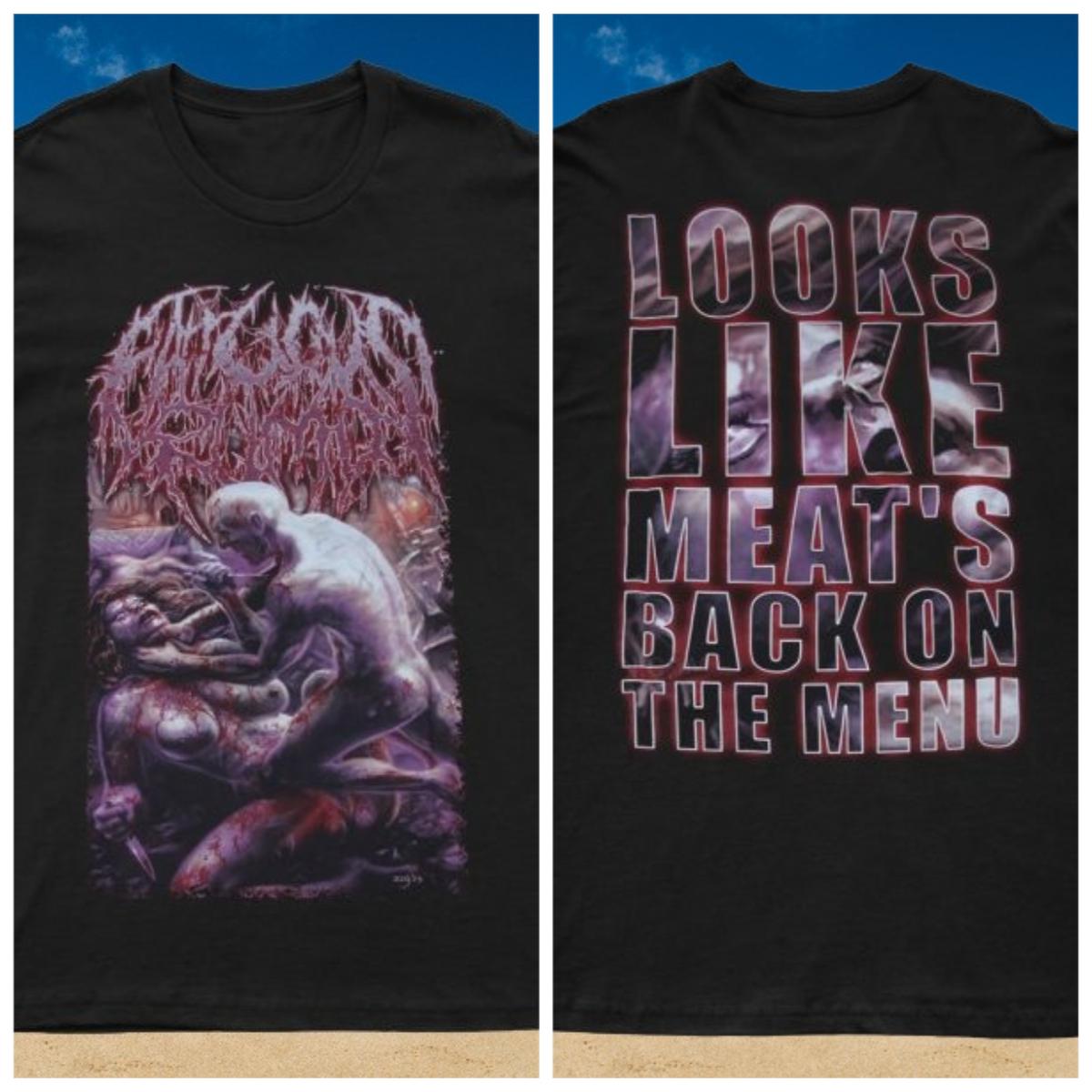 2025 New FATOUS RUMP Printed Unisex Street Fashion Trend Short Sleeved Pure Cotton Round Neck S
