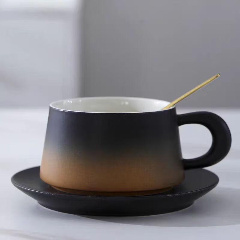 Ceramic Coffee Cup and Saucer Set 240 мл