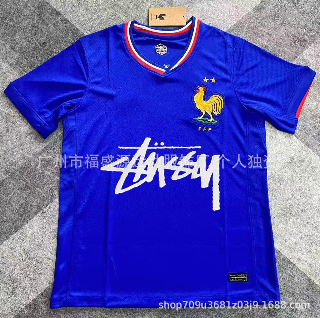 Retro Jersey Brazil Argentina Germany England Portugal Spain Signature Short Sleeved Football