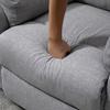 Rising Armchair With Standing Aid Electric Reclining Function Remote Control Pocket Spring Core Up To 120 Kg Gray