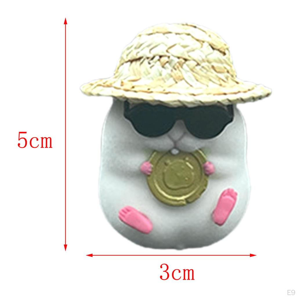 Adorable Easter Car Pendant with Removable Hat - Perfect for Shelf and Desktop Decor