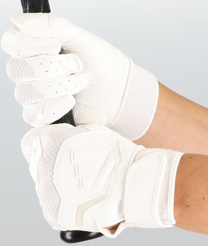 Adidas Baseball Batting 51 White Size LBG404 Gloves, Basic, (1100), L,