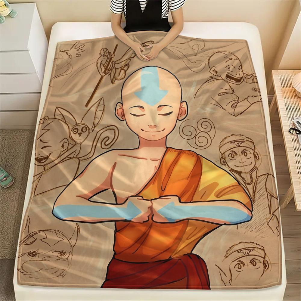 Avatar: The Last Airbender  Print Flannel Blanket, High Quality Comfortable for All Seasons, Home Decor, Warmth and Comfort