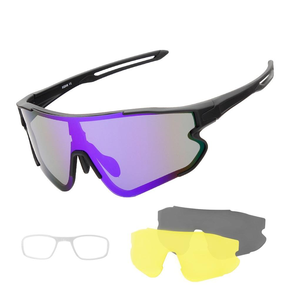 Outdoor Cycling Glasses, Cycling, Running and Mountaineering, anti-UV, Men's and Women's Myopia Goggles, Windshields