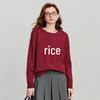 Chuyu Women's Colorblock Botanical Jacquard Knit Top