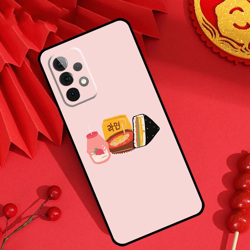 Cute Strawberry Milk Box Case For Samsung Galaxy M34 M54 M32 M52 M15 M11 M12 M13 M14 M06 M16 M36 M56 M31 M53 M35 M55