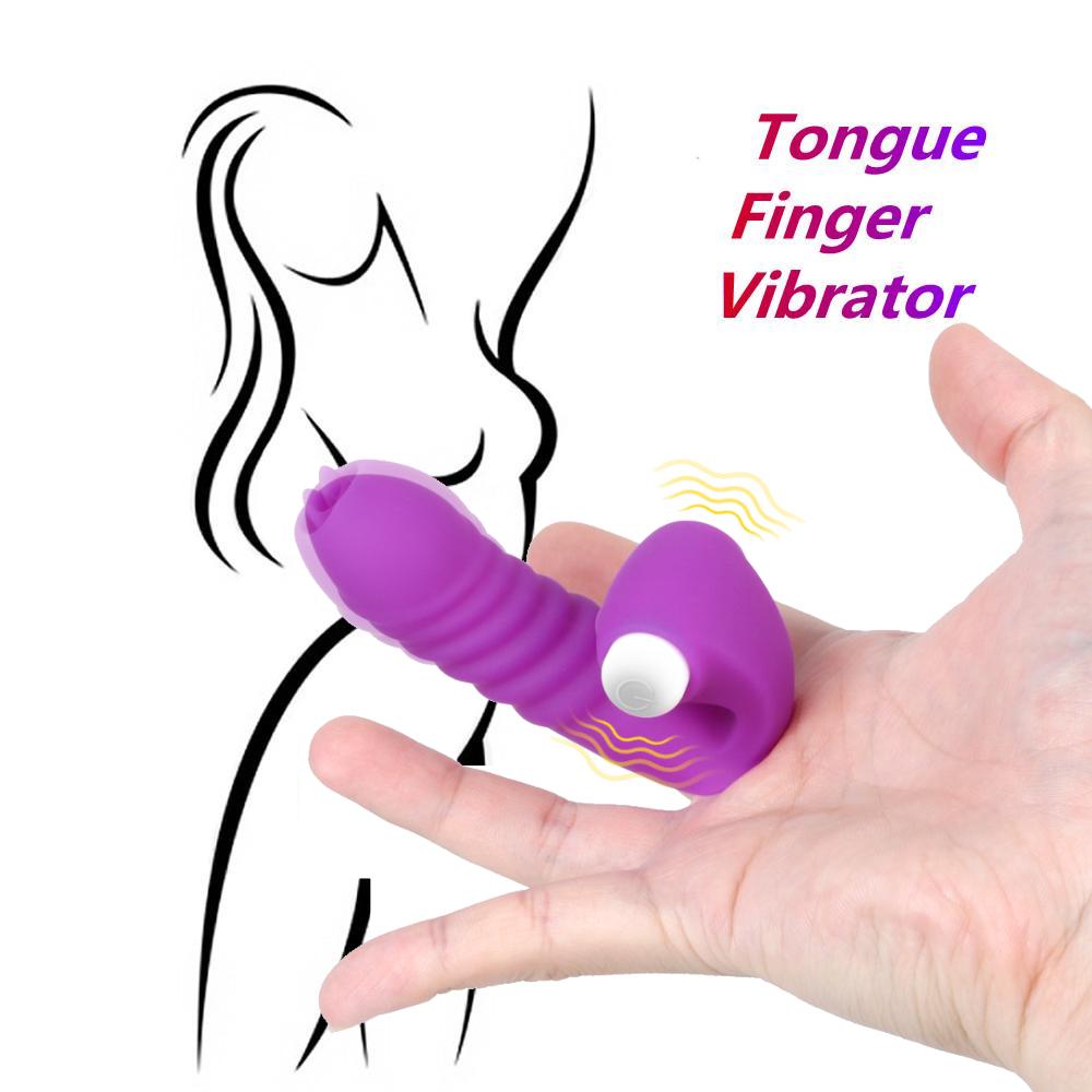 Tongue Massager Vagina Stimulation Adult Products Mini Finger Vibrator G-spot Sex Toys for Women Erotic Toy Clitoris Stimulator