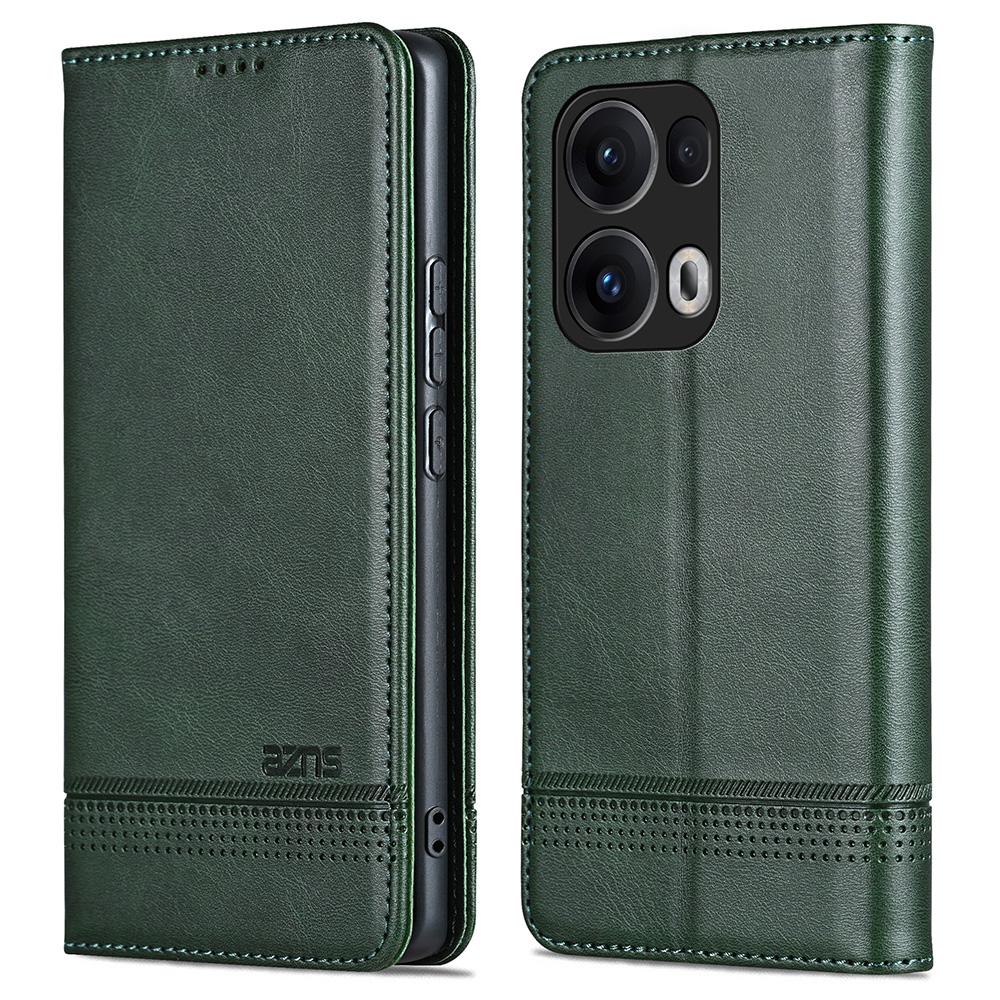 AZNS For Oppo Reno13 Pro 5G Case Cowhide Texture PU Leather Wallet Phone Cover