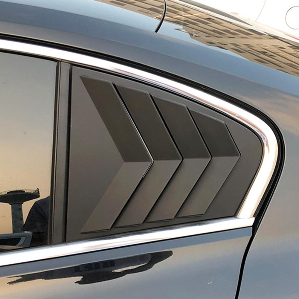 2pcs Car Rear window louvers For Volkswagen Passat b8 2019 2020 2021 2022 Blinds Side Tuyere Louvers Hatchback Style Accesso