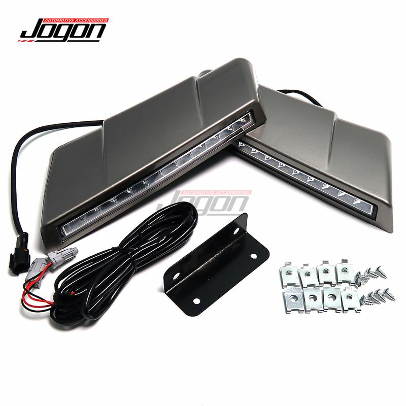 LED Front Bumper Lamp Daytime Running Light For Toyota Land Cruiser 70 LC70 LC71 LC76 LC78 LC79 FJ70 FJ71 FJ76 Car Accessories