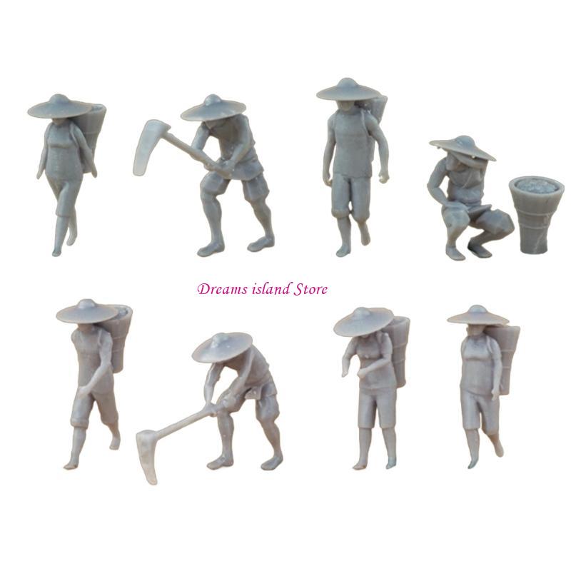 Lifelikes 1 Scale Resins Figurines for Miniature Farm Scene Enthusiasts HX6C