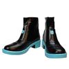 Hatsune Miku Cosplay Halloween VOCALOID Initial Costume with Wig [milky Time] (Boots, 24cm)