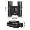 5000x25 HD Zoom BAK4 Telescope Jumelles Portable Powerful Folding Low Light Binoculars Long Range for Hunting Camping Hiking