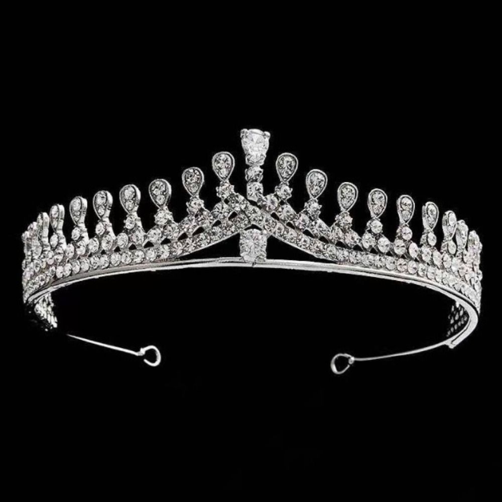 Hair Jewelry Crystal Bridal Crown Zircon Princess Tiara Diadem Wedding Hair Jewelry Girls