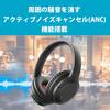 Green House Wireless Noise Low Light Headphones, Cancelling, Latency, AAC, Built-in Microphone, ANC, Khaki, GH-HPBC-LK