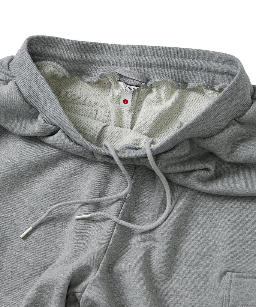 FOUNDPOCKET Field Cargo Sweatpants Melange Grey
