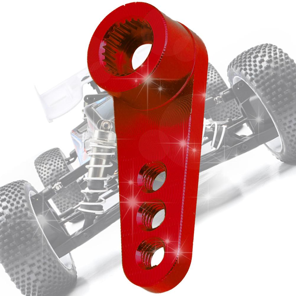 Aluminum Alloy 25T Steering Servo Horn Arm Suitable for RC 1:8:10 Model Car (Blue ( 86NB))