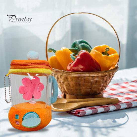 Jouet en peluche pour mixeur de carottes, jouet amusant et rotatif avec cordon de serrage, 15 cm, presse-agrumes interactif à remonter, pour garçons et filles