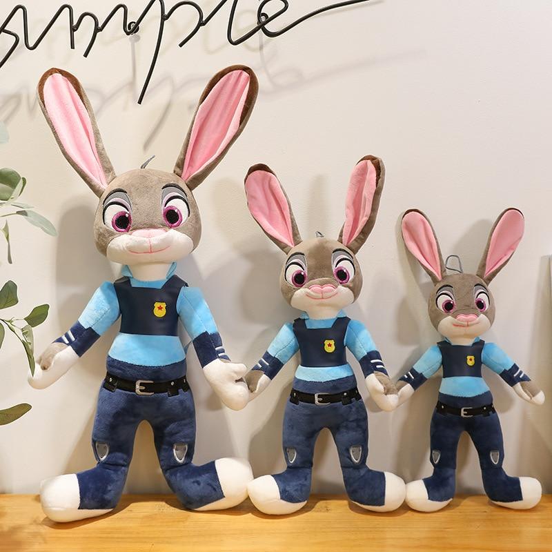 Disney Judy Hopps Plush Toy, Zootopia Standing Stuffed Animal Doll, 40cm Officer Judy Figure