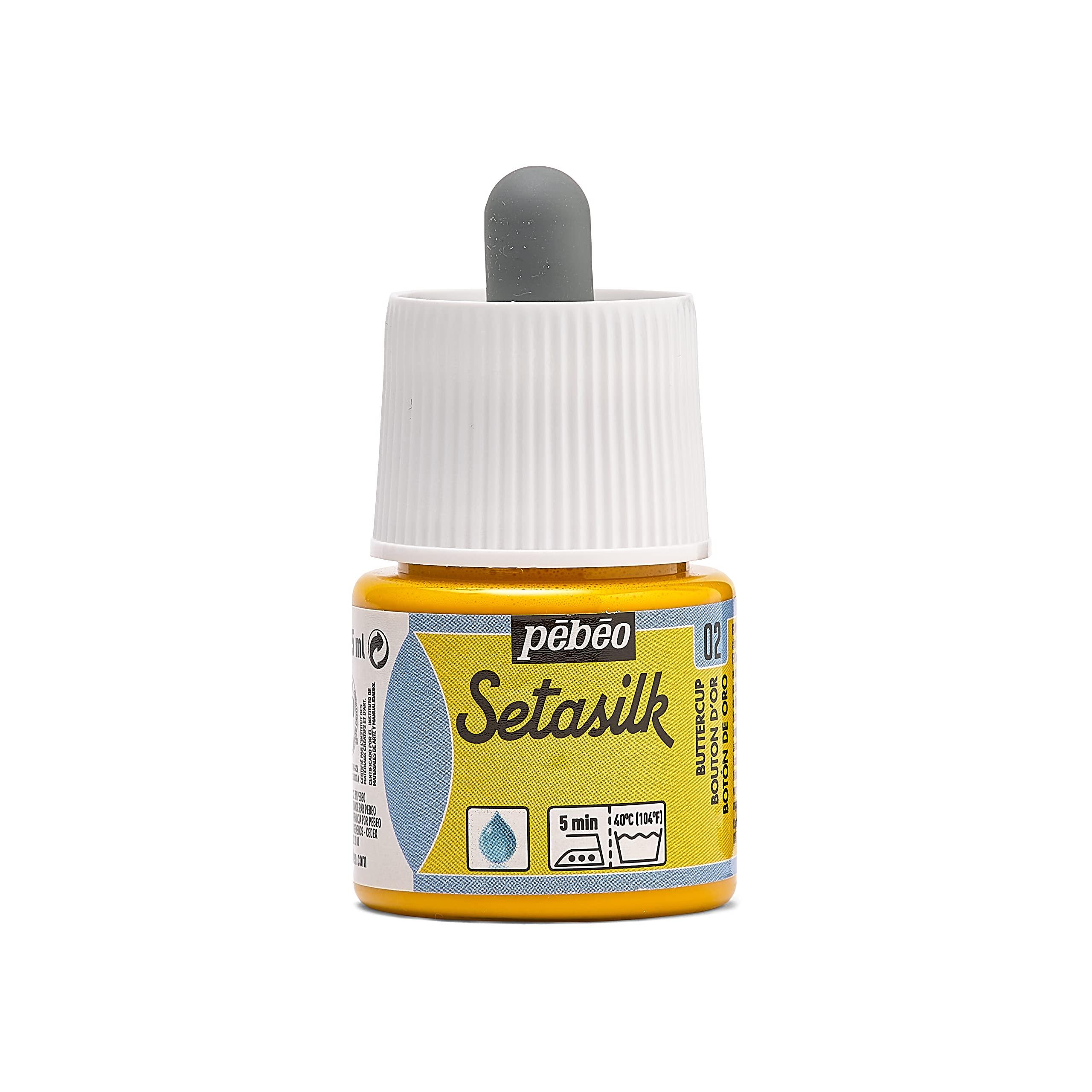 

Pebeo acrylic paint for fabric hand painting and sun dyeing Setasilk 45ml Buttercup 02 Water-based [item]