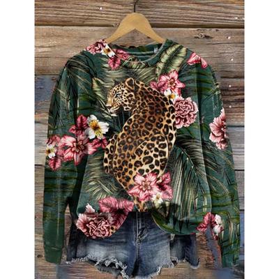 Autunno Divertimento Pantera Leopardo Felpe Ghepardo Tigre Zebra 3D Stampa Felpe con cappuccio Donna Streetwear Pullover Y2k Felpa con cappuccio Abbigliamento donna