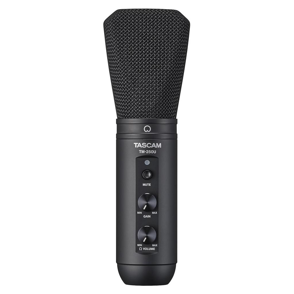 Tascam tm-250u - mikrofon pojemnościowy do transmisji osobistych oraz komunikacji online