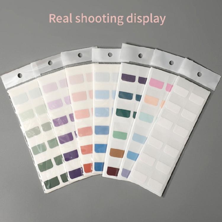 60/120/240Pcs Index Label Adhesive Index Tabs Adhesive Note Page Markers for Notebook Planner Calendar Folder Book