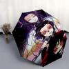 1pc Anime Character Inspired Outdoor Umbrella - Automatic Opening/Closing, Portable 3-Fold Design with 8-Bone Iron Frame - Perfect Gift for Fans, Trav
